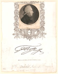 J.F. Dubois, curé de Croy(...) député in 1789 - (...) gravé avec le physionotrace par Quenedey rue croix des petits champs no. 10 á Paris. LCCN2017650343