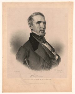 J.J. Crittenden, senator from Kentucky - from life on stone by Chs. Fenderich 1841. LCCN2017657754