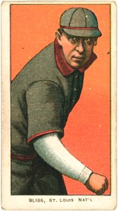 Jack Bliss, St. Louis Cardinals, baseball card portrait LCCN2008676409