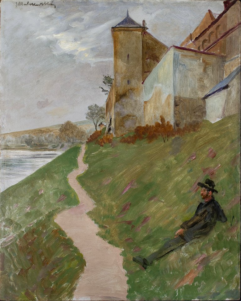Jacek Malczewski - At the hill of the Norbertines’ monastery - MP 1204 MNW - National Museum in Warsaw