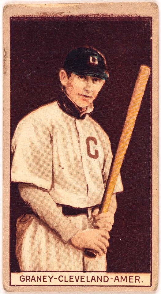 J. G. Graney, Cleveland Naps, baseball card portrait LCCN2008678353