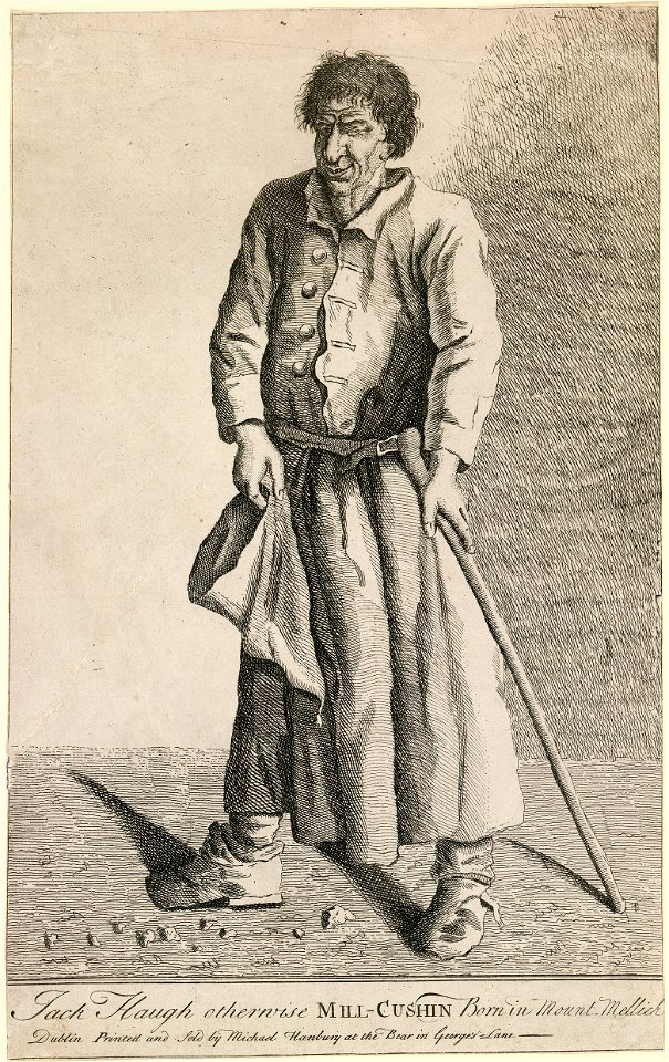 Jack Haugh, (alias Mill-Cushin), Irish beggar from Mount Mellick P6533