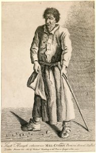 Jack Haugh, (alias Mill-Cushin), Irish beggar from Mount Mellick P6533