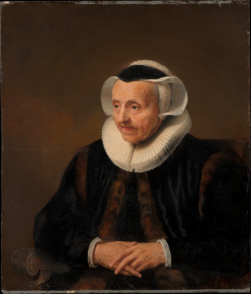 Jacob Adriaensz Backer - Portrait of an Old Woman - MET 29.100.2