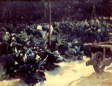 J. van Looy - Tuin met kool aan de zoom van het Velzerbos - AB3340 - Frans Hals Museum