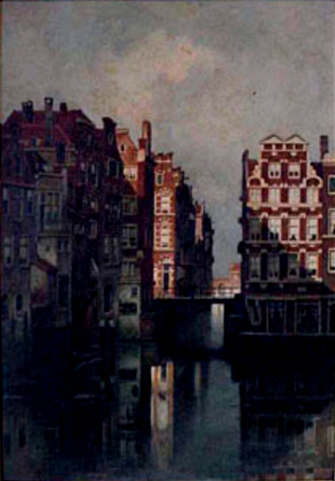 J.C.K. Klinkenberg - Het Kolkje in Amsterdam - AB17847 - Museum Arnhem