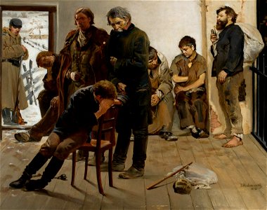 Jacek Malczewski - On the way to exile (Prisoners) - MP 368 - National Museum in Warsaw