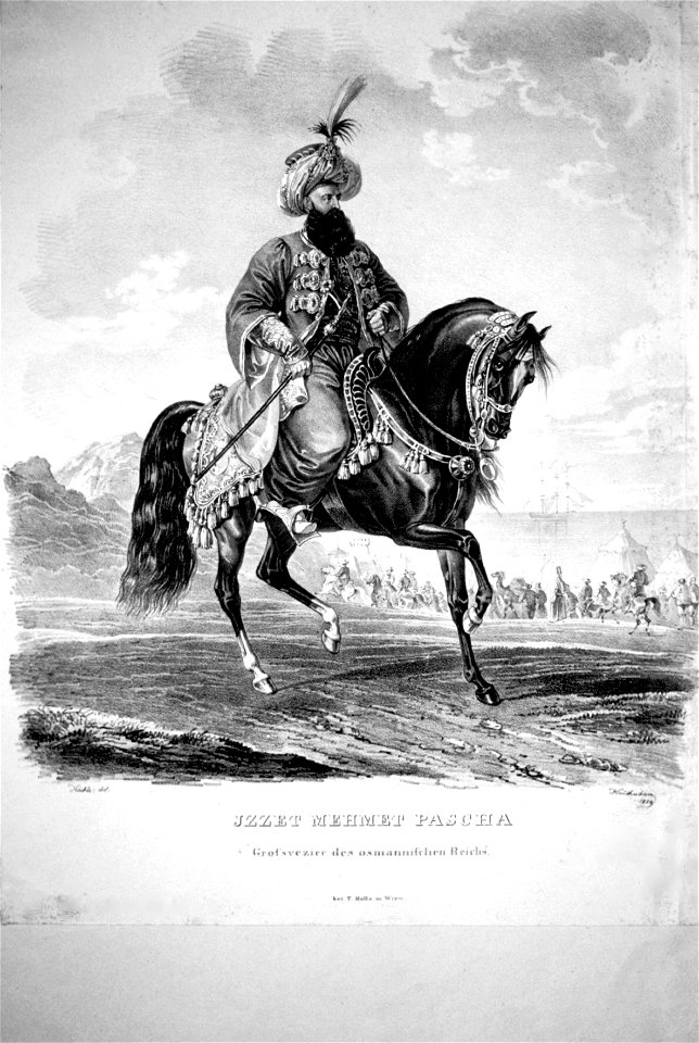 Izzet Mehmed Pascha Litho
