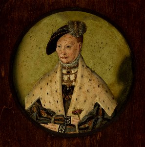 Jacob Binck - Portrait of princess Dorothea, wife of Albrech of Prussia - M.Ob.2474 - National Museum in Warsaw