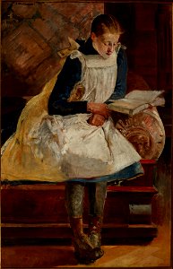 Jacek Malczewski - Portrait of Artist's Daughter Julia - MNK II-b-2335 - National Museum Kraków