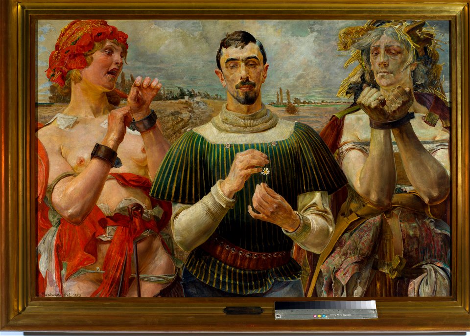 Jacek Malczewski, Hamlet Polski - Portret Aleksandra Wielopolskiego - hi-res tiff