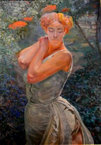 Jacek Malczewski Portrait of a Young Woman 1917 Galeria Malarstwa Polskiego in Białystok