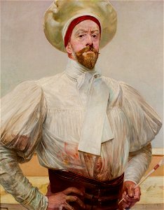 Jacek Malczewski - Self-Portrait in a White Attire - MNK II-b-1762 - National Museum Kraków