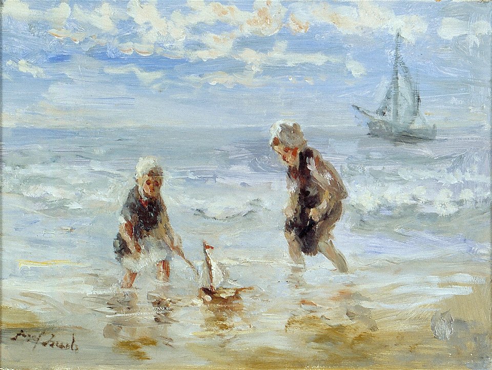 J. Israels - Kinderen van de zee - AB9276 - Cultural Heritage Agency of the Netherlands Art Collection