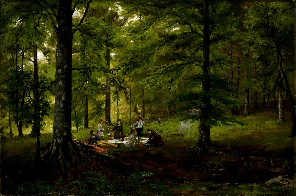 J. M. Tracy - Untitled-Picnic Scene - 1994.44.1 - Smithsonian American Art Museum