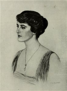 J. S. Eland - Charcoal portrait of Mrs. Alfonso P. Villa