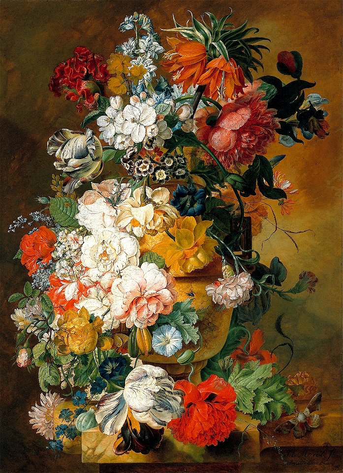 J.E. I Morel - Stilleven met bloemen - B116 - Cultural Heritage Agency of the Netherlands Art Collection