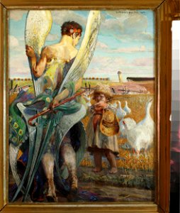 Jacek Malczewski - Aniele pójdę za Tobą