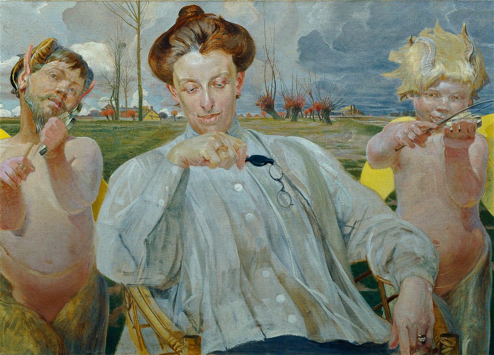 Jacek Hyacinth Malczewski - Die Frau des Künstlers - 1201 - Österreichische Galerie Belvedere