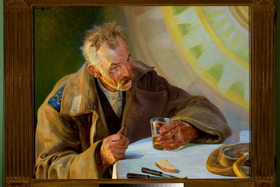Jacek Malczewski - Christ in Emmaus – triptych - MP 1909-1-3 MNW - National Museum in Warsaw