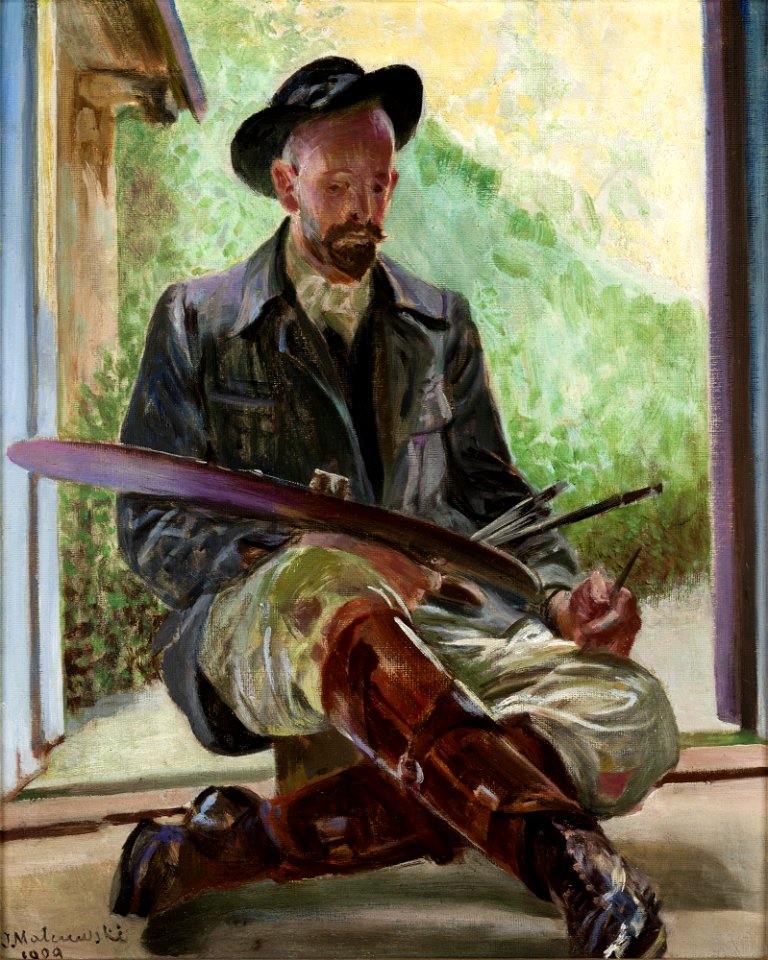 Jacek Malczewski - My Models – Triptych (Central Part) - MNK II-b-1106 - National Museum Kraków