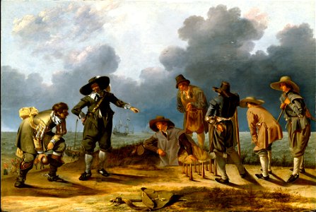 Jacob A. Duck - The Game of Skittles (Allegory of Fortune^) - 48.13 - Detroit Institute of Arts