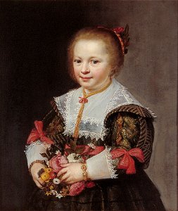 J.A. van Ravesteyn - Portret van een meisje uit de familie Van Paffenrode - C329 - Cultural Heritage Agency of the Netherlands Art Collection