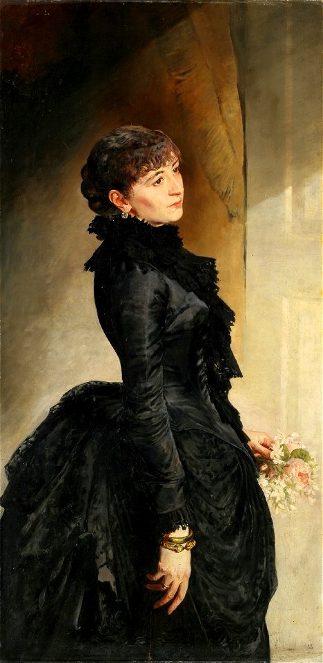 Jacek Malczewski - Portret Stefanii Dobrzańskiej 1882