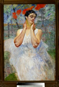 Jacek Malczewski - Portrait of a woman with rowanberry - MP 1200 - National Museum in Warsaw