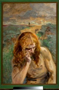 Jacek Malczewski - St. John the Baptist - MP 1187 - National Museum in Warsaw. Free illustration for personal and commercial use.