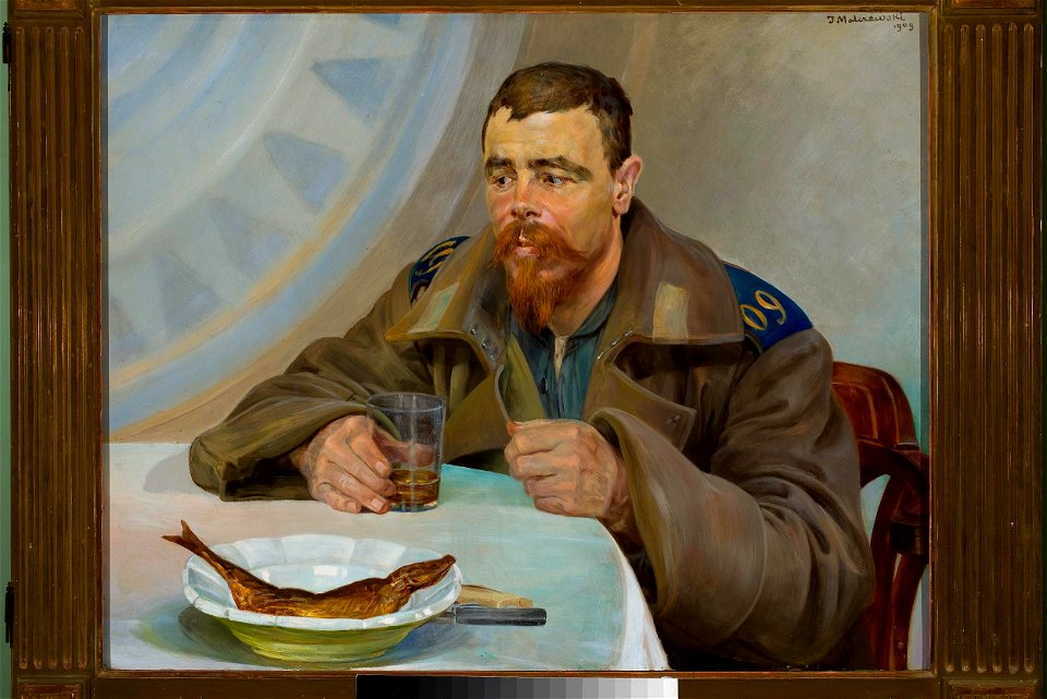 Jacek Malczewski - Zesłaniec, prawa częśc tryptyku