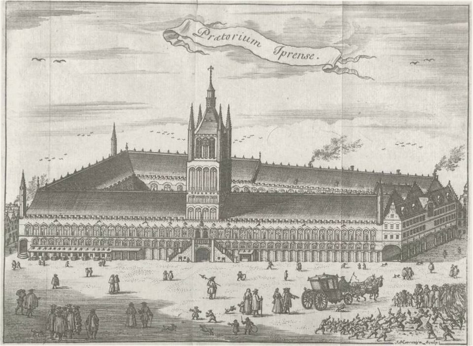 J. Harrewijn, Praetorium Iprense (from Les Délices des Pays-Bas, 1720)