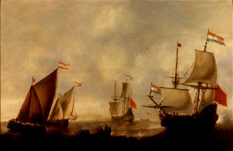 Jacob Adriaensz. Bellevois - Harbor Scene - 1998.96 - Rhode Island School of Design Museum