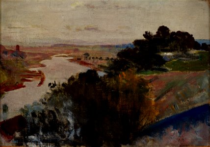 Jacek Malczewski - Landscape at the Vistula - MNK II-b-1757 - National Museum Kraków