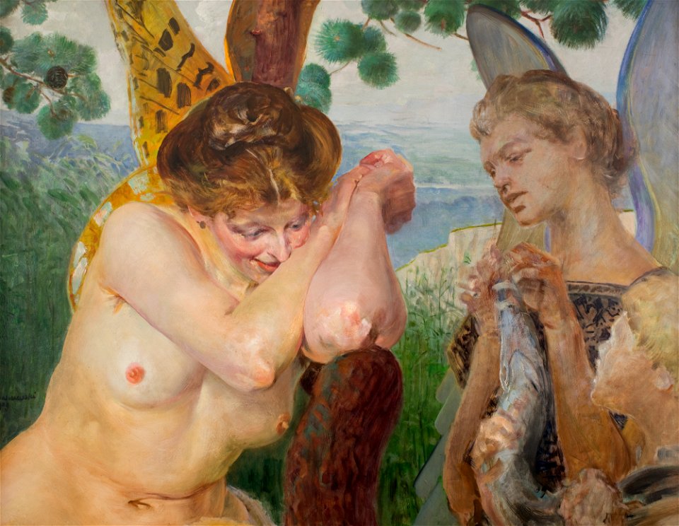 Jacek Malczewski - Tobias with a Harpy - MNK II-b-1695 - National Museum Kraków