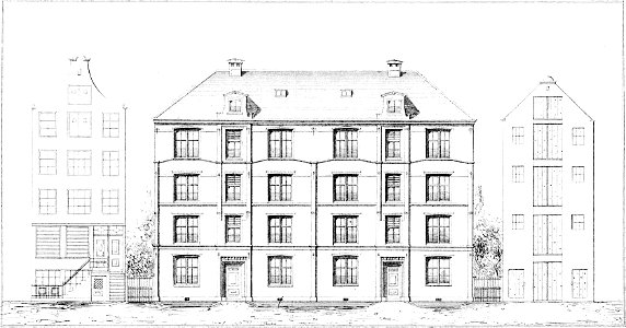 J.H. Leliman arbeiderswoningen Salerno Amsterdam façade