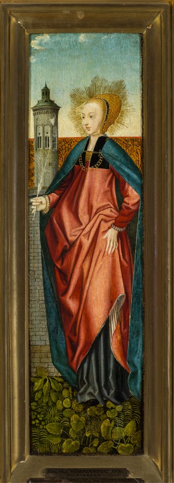 Jacob Cornelisz. van Oostsanen - Saint Barbara - M.Ob.840 MNW - National Museum in Warsaw