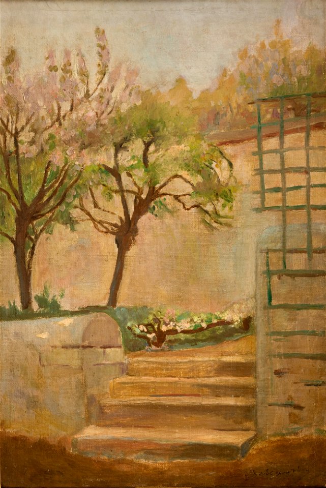 Jacek Malczewski - Landscape with Small Stairs - MNK II-b-1728 - National Museum Kraków