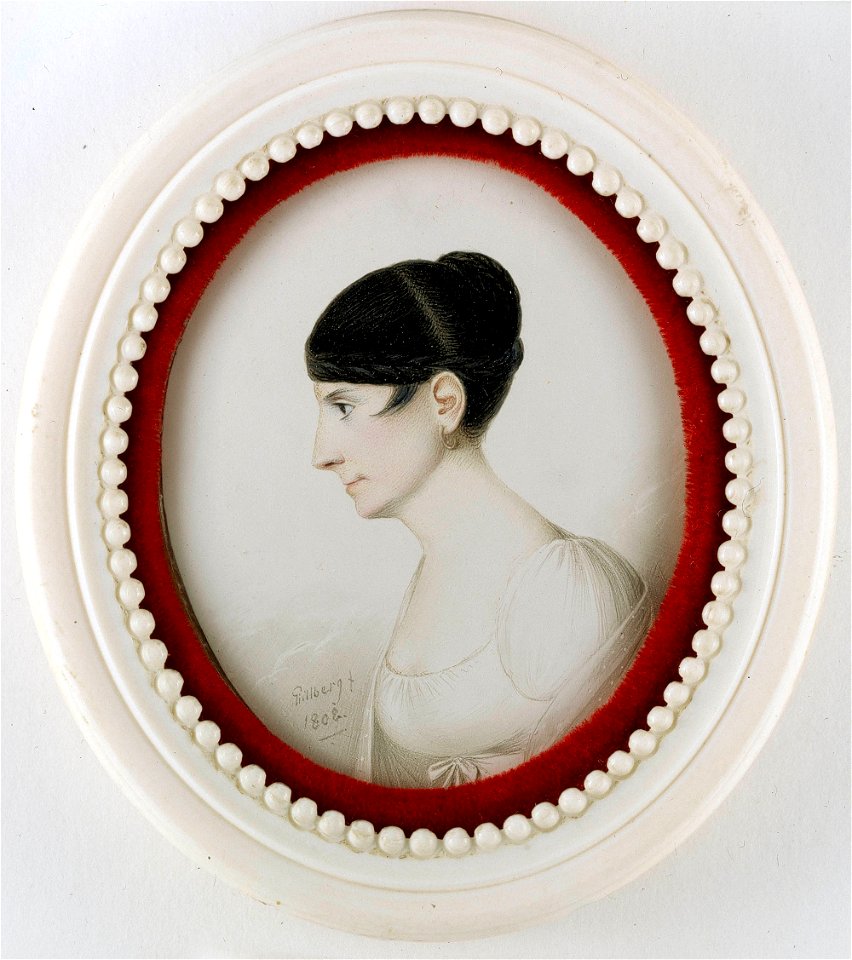 Jacob Axel Gillberg - Portrait of a lady - S 359 - Finnish National Gallery