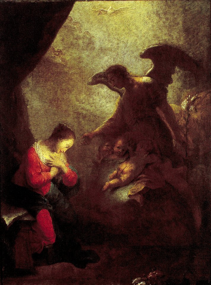 J.R.J. Zick - De Annunciatie - NK2812 - Cultural Heritage Agency of the Netherlands Art Collection