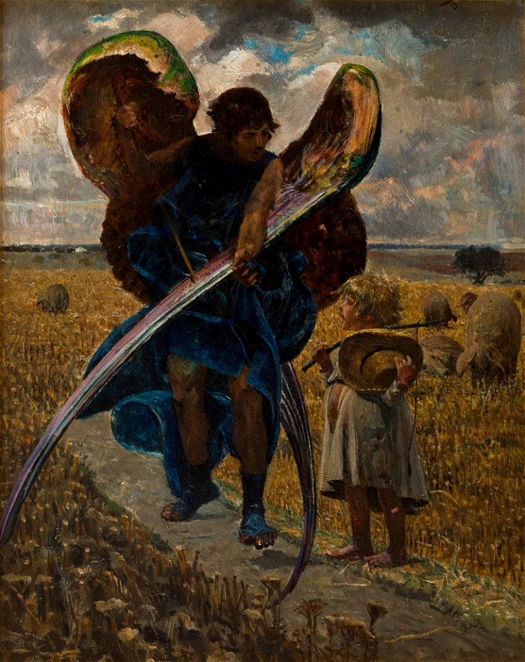 Jacek Malczewski - Following the Angel – Triptych (Central Part) - MNK II-b-1216 - National Museum Kraków