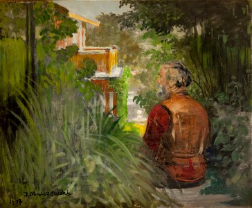 Jacek Malczewski - Landscape with a Palace - MNK II-b-1615 - National Museum Kraków