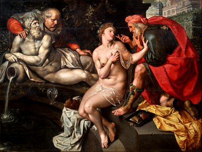 Jacob de Backer - Susan and the elders