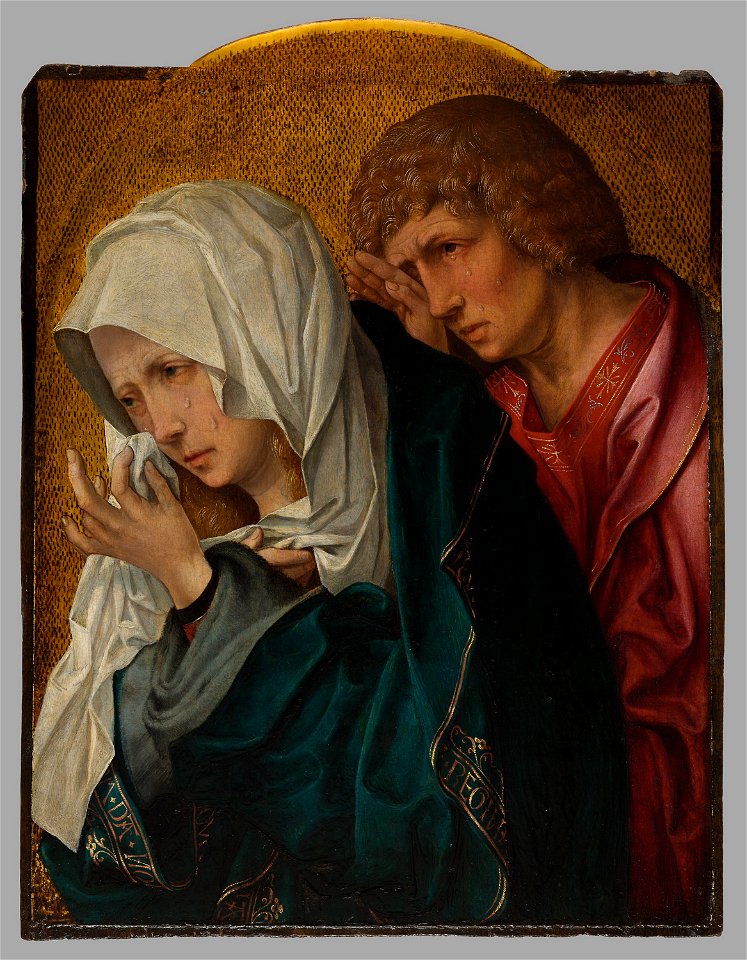 Jacob Cornelisz. van Oostsanen - The Virgin and Saint John the Evangelist - 1937.1011 - Art Institute of Chicago