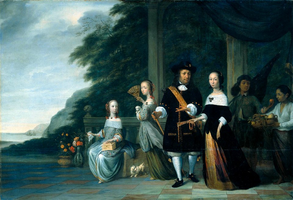 Jacob Coeman Portrait of Pieter Cnoll and his familie 1665