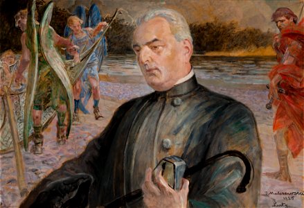 Jacek Malczewski - Portrait of the Reverend Jan Jasiak - MNK II-b-104 - National Museum Kraków