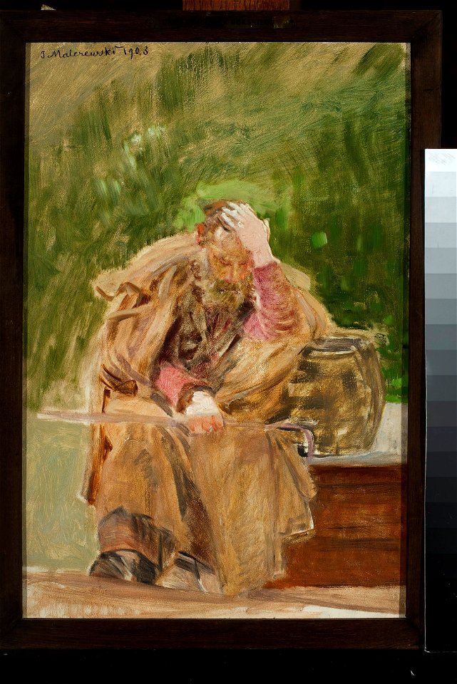 Jacek Malczewski - Old man at a water well - MP 1181 - National Museum in Warsaw