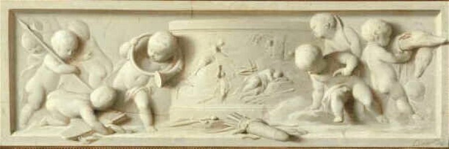 Jacob de Wit - Kindertjes met jachtgerei - 2890 (OK) - Museum Boijmans Van Beuningen
