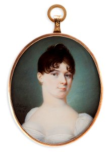 Jacob Axel Gillberg - Portrait of a young lady - S 158 - Finnish National Gallery