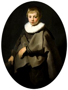 Jacob Adriaensz Backer - Portrait of a Boy in Grey - 747 - Mauritshuis